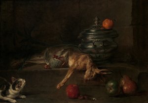 シルバーターリーン、ca。 1728-30。 作： Jean Baptiste Simeon Chardin