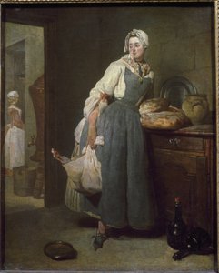 The outfitter - 油彩・キャンバス 作： Jean Baptiste Simeon Chardin