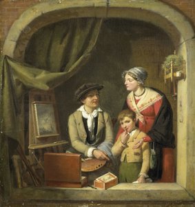 「画家になる」 作： Jean Baptiste Van  Eycken