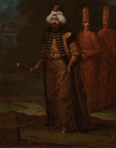 スルタンアフメド3世、1727〜30年頃 作： Jean Baptiste Vanmour