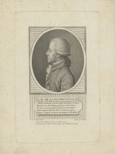 Louis-Alexandre de La Rochefoucauld、Duc dEnville 1743-1792、1790年代。 作： Jean Baptiste Verite