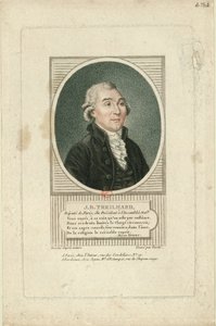 Jean-Baptiste Treilhard 1742-1810の肖像、c。 1790年。 作： Jean Baptiste Verite