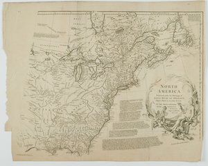 リチャードウィリアムシールによって彫刻された北米、1752 作： Jean Baptiste after dAnville