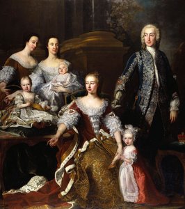 サックスゴータのオーガスタ、プリンセスオブウェールズ、家族と家族のメンバー、1739年
