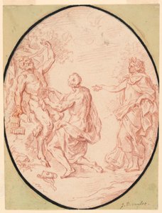 マルシュアスの皮剥ぎ 作： Jean Baptiste van Loo