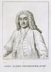 ジョン・ジェームズ・ハイデガー（1666-1749） 作： Jean Baptiste van Loo