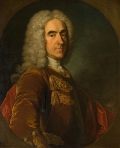 リチャード・テンプル卿（第4代バーミンガム子爵、1738-42年）の肖像。 作： Jean Baptiste van Loo