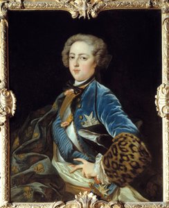 フランス国王ルイ15世（1710-1774）の肖像。ジャン・バティスト・ファン・ロー（1684-1745）作