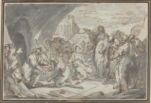ラザロの復活 作： Jean Baptiste van Loo