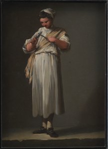 ナイフを研ぐローマの料理人の少年 作： Jean Barbault