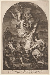 Martire de St.Pierre 「聖ペテロの殉教」1750年代頃。 作： Jean Barbault