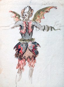 「悪魔」、c1680 作： Jean Berain, Jean Baptiste Lully
