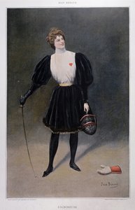 ジャン・ベロー（1849-1935）の作品「Fescrimeuse」。 作： Jean Beraud