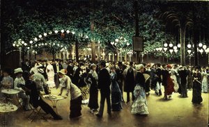 ルバルパブリック、1880 作： Jean Beraud