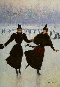 スケーター、c。 1890年。 作： Jean Beraud