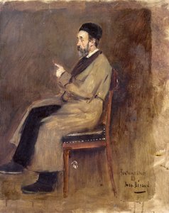 J. J. ワイス (1827-1891) の肖像 作： Jean Beraud