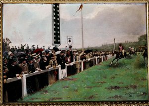 ロンシャンのレース 作： Jean Beraud