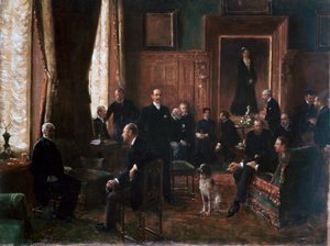 ポテッカ伯爵夫人のサロン、1887年 作： Jean Beraud