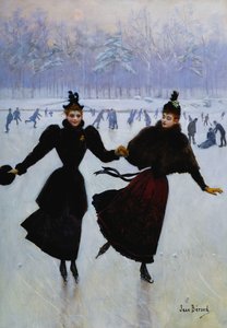 スケーター;スケーター、 作： Jean Beraud