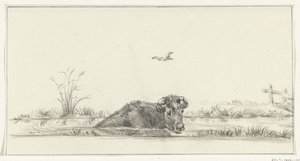 水の中の牛 作： Jean Bernard
