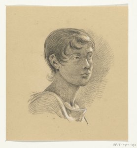 男の子の頭、右側 作： Jean Bernard