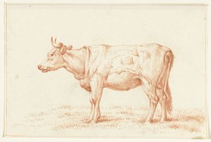 左に立っている牛 作： Jean Bernard
