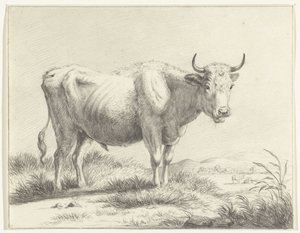立っている牛、右側 作： Jean Bernard