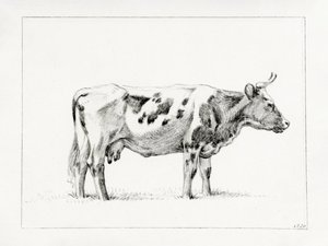 『立つ牛』（1820年） 作： Jean Bernard