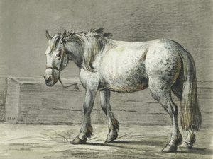 『立つ馬』（1810年～1816年） ジャン・ベルナール作 作： Jean Bernard