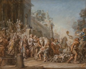 狩猟のためのディドとアエネアスの出発、1772-4