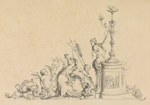 J.B. トロによって発明された多くの用途のためのアラベスク デザイン, 1716., 1716. 作： Jean Bernard Toro