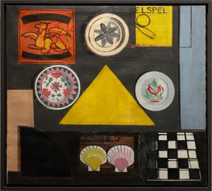 グリフォンのある静物 作： Jean Brusselmans