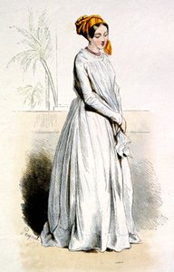 カイエンヌのクレオール人女性、1850年頃（エングレーヴィング） 作： Jean Charles (1800 79) Pauquet