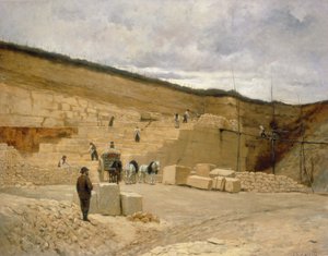 ナンテール近くのムッシュパスカルの採石場 作： Jean Charles Cazin