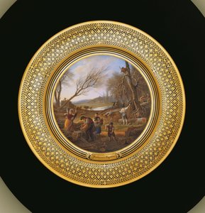 Lumberjacks Fagoteurs、c.1820-35 作： Jean Charles Develly