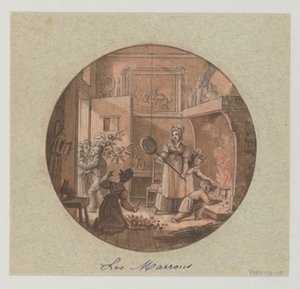 Design for a Painted Porcelain Plate, Les Marrons (Chestnuts) for the Service des Objets de Dessert (Dessert Service)   1260695   ja       japanese Successfully Translated  Original: Nahum Translat: Nahum 1245184 ja japanese Successfully Translated Origina 作： Jean Charles Develly