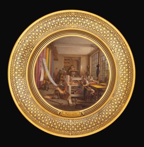 ウォールペーパー、c.1820-35 作： Jean Charles Develly
