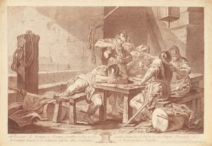 守衛所 作： Jean Charles François after Carle Van Loo