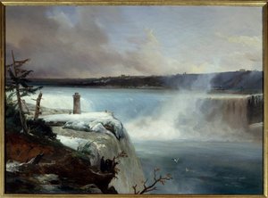ナイアガラの滝。ジャン・シャルル・レモン（1795-1875）の絵
