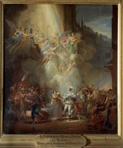アンリ・ド・ジョワユーズ（1567-1608）の改心 作： Jean Charles Tardieu
