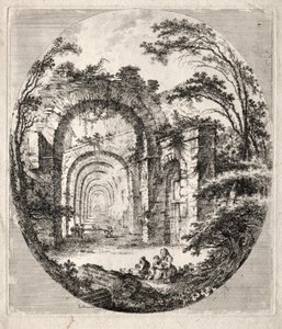 古代遺跡 作： Jean Claude Richard de Saint Non