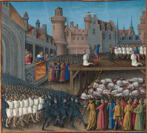 1191 年、1474 年 - 1475 年、獅子心王リチャード王によって命じられた、サラセン人捕虜の虐殺。