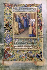 ラットさんQvI126 f.36v「ルイドルレアンの時間の書」からのソロモンの知恵、1490 作： Jean Colombe