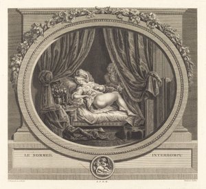 中断された睡眠 作： Jean Dambrun after François Marie Isidore Queverdo