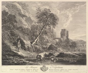ナポリタン・シェパード、1758年。 作： Jean Daullé