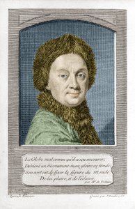 天文学者ピエール・ルイ・モロー・ド・モーペルチュワ（1698～1759）、1755年にJ・ドーレが彫ったもの 作： Jean Daullé