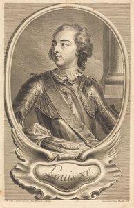 ルイ15世 作： Jean Daullé after Jean Baptiste Lemoyne II