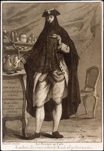 Divers Portraits』（1775年）のタイトルページ。1775年 エッチング 作： Jean David Genois