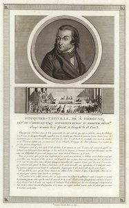 アントワーヌカンタンフキエドティンヴィルの肖像 作： Jean Duplessi Bertaux