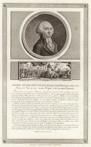 ジェローム・ペティオン・ド・ヴィルヌーヴの肖像 作： Jean Duplessi Bertaux